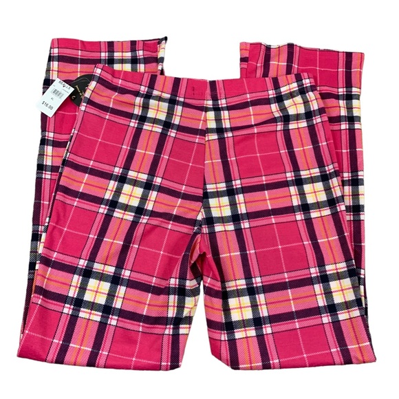 Jolie & Joy Plaid Lounge Pants NWT Size XL Pink Black White Polyester… - Picture 3 of 13